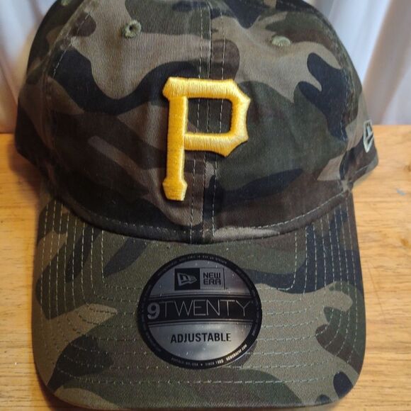 New Era 9Twenty Pittsburgh Pirates Camo Sliderback Hat - New - Picture 2 of 9